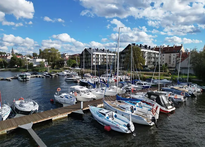 Marina Ostroda III - Piekny Widok Na Jezioro, Zupelnie Nowy, Garaz, Klimatyzacja